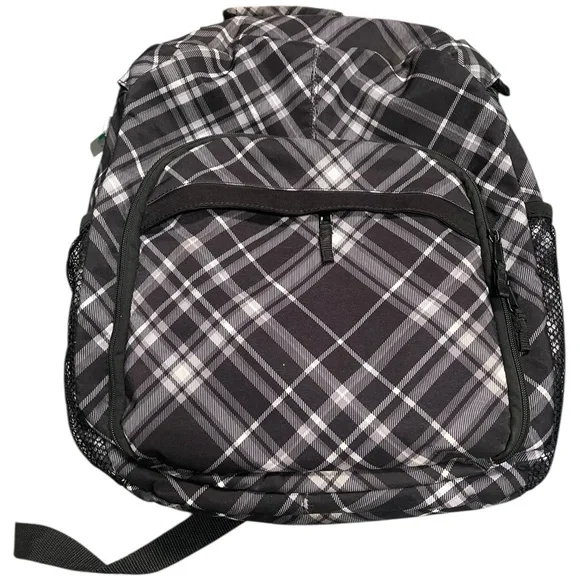 Thirty-One Black and White Plaid Backpack thirty-one | Bags | Thirtyone Backpack | Poshmark main image 3